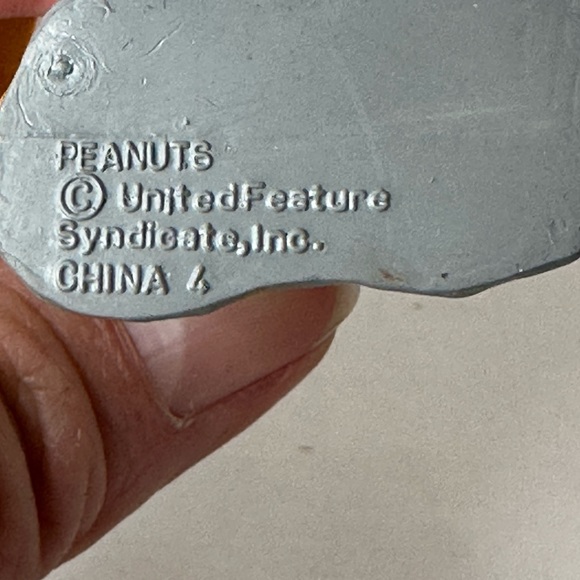 VTG UFS Snoopy Beagle Scout Woodstock Peanuts Figurine Cake Topper 2 1/2 inches - Picture 4 of 4